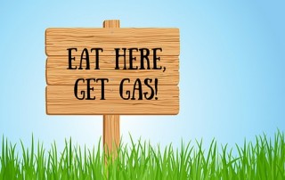 Eat Here, Get Gas by Ada Hasloecher